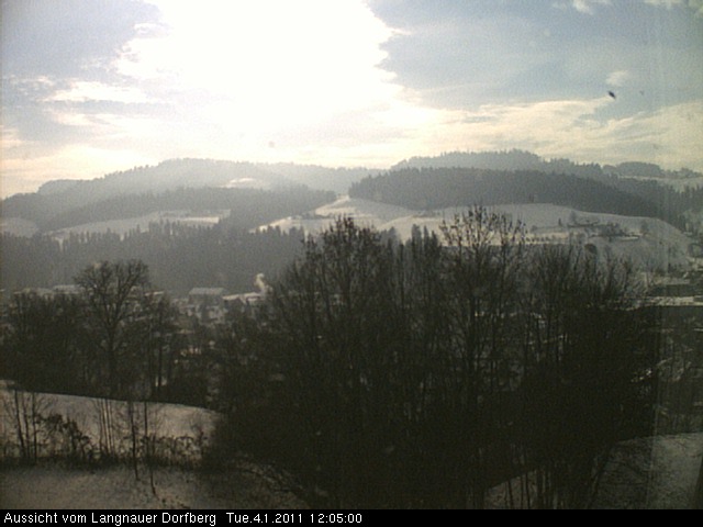 Webcam-Bild: Aussicht vom Dorfberg in Langnau 20110104-120500