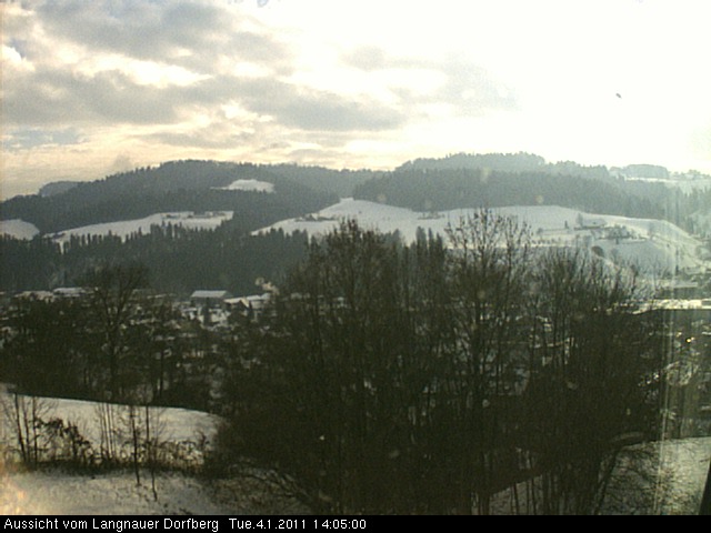 Webcam-Bild: Aussicht vom Dorfberg in Langnau 20110104-140500