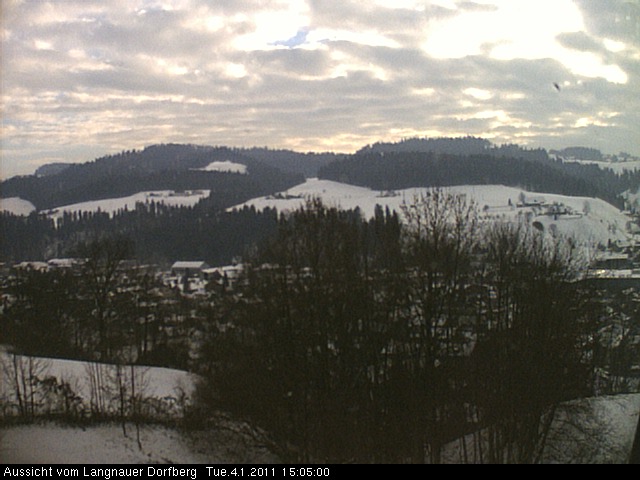 Webcam-Bild: Aussicht vom Dorfberg in Langnau 20110104-150500