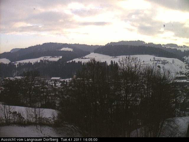 Webcam-Bild: Aussicht vom Dorfberg in Langnau 20110104-160500