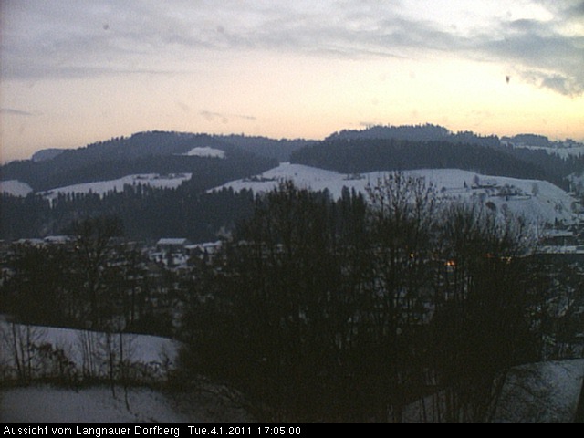 Webcam-Bild: Aussicht vom Dorfberg in Langnau 20110104-170500