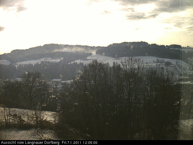 Webcam-Bild: Aussicht vom Dorfberg in Langnau 20110107-120500