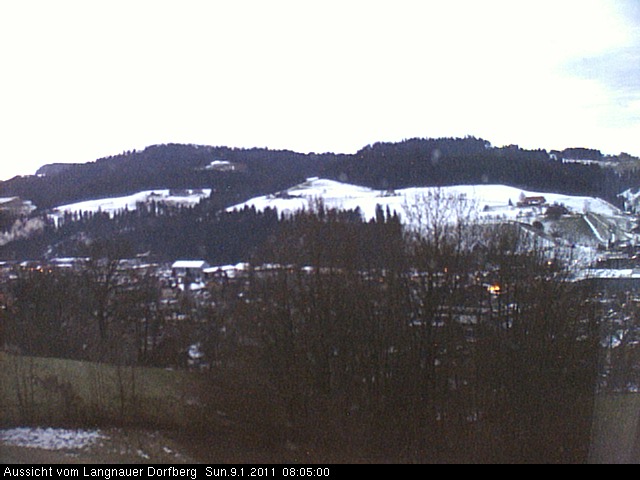 Webcam-Bild: Aussicht vom Dorfberg in Langnau 20110109-080500