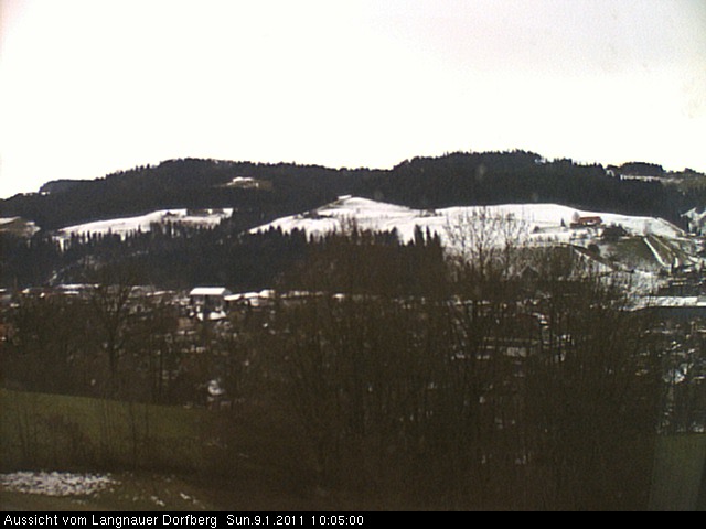 Webcam-Bild: Aussicht vom Dorfberg in Langnau 20110109-100500
