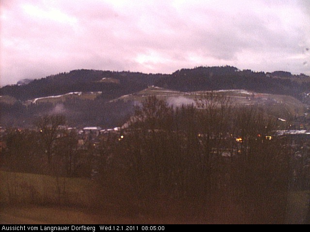 Webcam-Bild: Aussicht vom Dorfberg in Langnau 20110112-080500