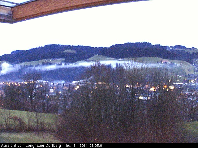 Webcam-Bild: Aussicht vom Dorfberg in Langnau 20110113-080500