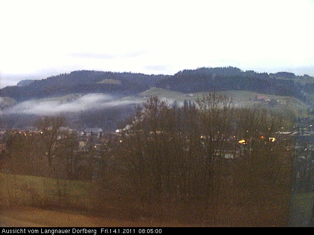 Webcam-Bild: Aussicht vom Dorfberg in Langnau 20110114-080500