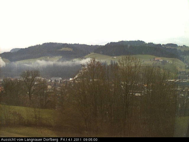 Webcam-Bild: Aussicht vom Dorfberg in Langnau 20110114-090500