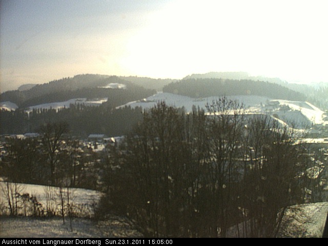 Webcam-Bild: Aussicht vom Dorfberg in Langnau 20110123-150500