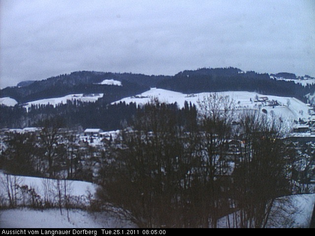 Webcam-Bild: Aussicht vom Dorfberg in Langnau 20110125-080500