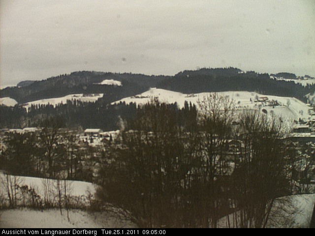 Webcam-Bild: Aussicht vom Dorfberg in Langnau 20110125-090500