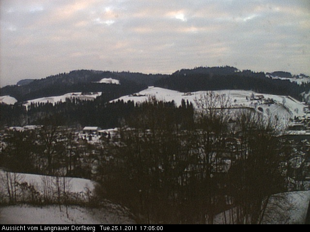 Webcam-Bild: Aussicht vom Dorfberg in Langnau 20110125-170500