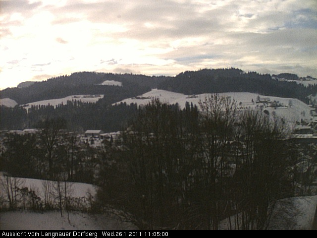 Webcam-Bild: Aussicht vom Dorfberg in Langnau 20110126-110500