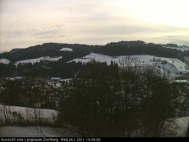 Webcam-Bild: Aussicht vom Dorfberg in Langnau 20110126-160500
