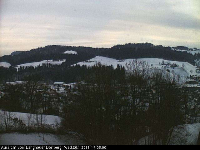 Webcam-Bild: Aussicht vom Dorfberg in Langnau 20110126-170500