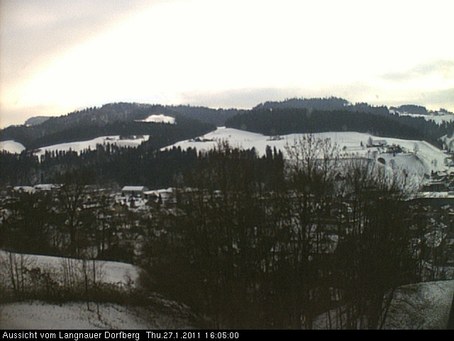 Webcam-Bild: Aussicht vom Dorfberg in Langnau 20110127-160500