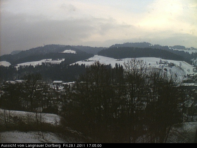 Webcam-Bild: Aussicht vom Dorfberg in Langnau 20110128-170500