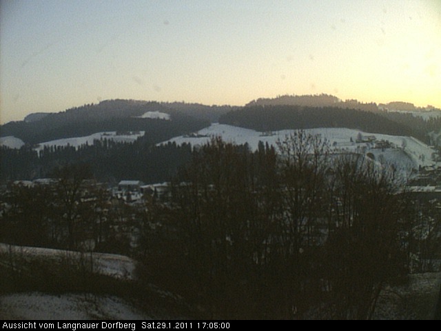 Webcam-Bild: Aussicht vom Dorfberg in Langnau 20110129-170500