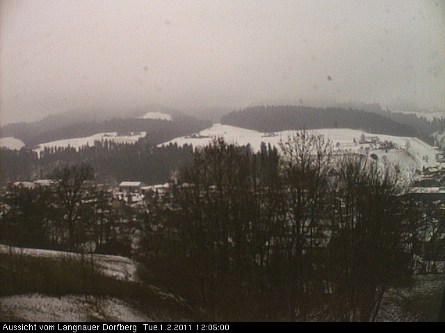 Webcam-Bild: Aussicht vom Dorfberg in Langnau 20110201-120500