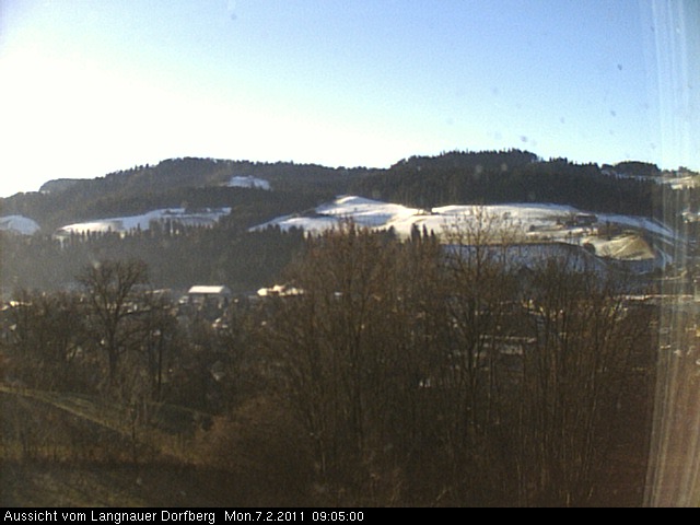 Webcam-Bild: Aussicht vom Dorfberg in Langnau 20110207-090500
