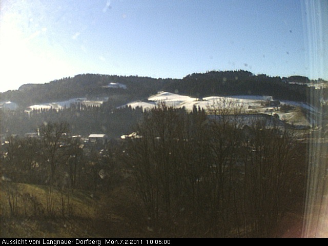 Webcam-Bild: Aussicht vom Dorfberg in Langnau 20110207-100500