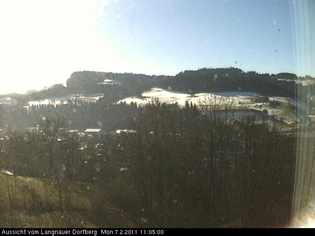 Webcam-Bild: Aussicht vom Dorfberg in Langnau 20110207-110500