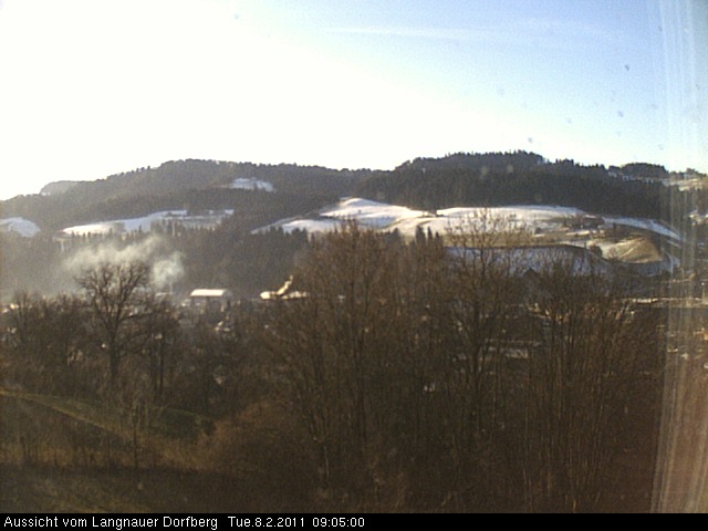 Webcam-Bild: Aussicht vom Dorfberg in Langnau 20110208-090500