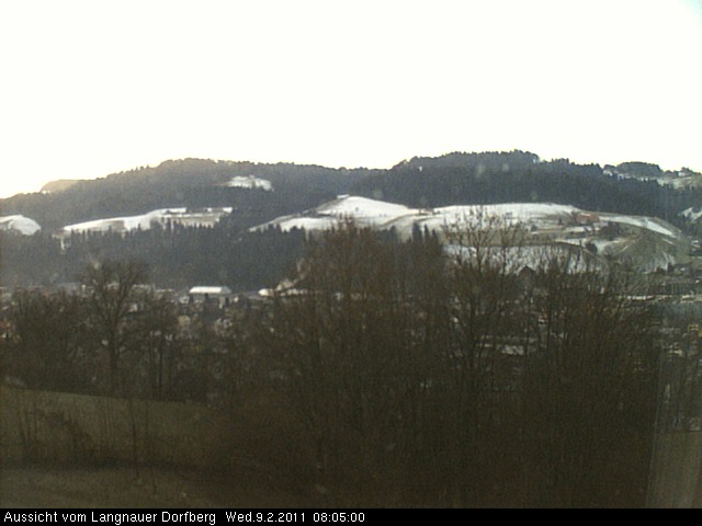 Webcam-Bild: Aussicht vom Dorfberg in Langnau 20110209-080500