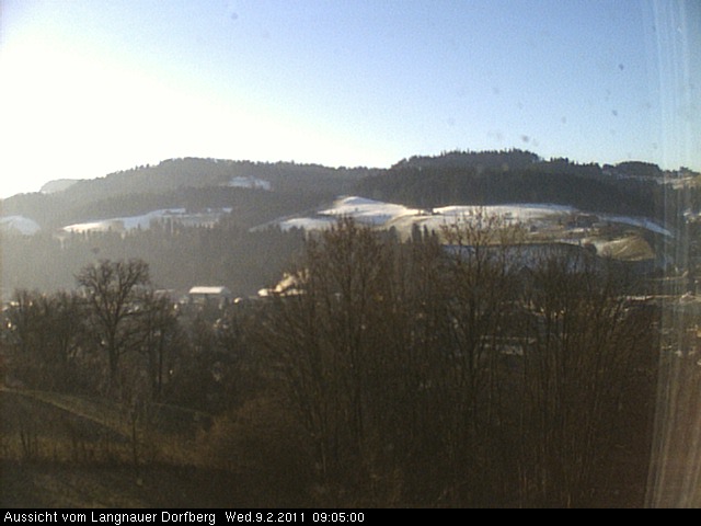 Webcam-Bild: Aussicht vom Dorfberg in Langnau 20110209-090500
