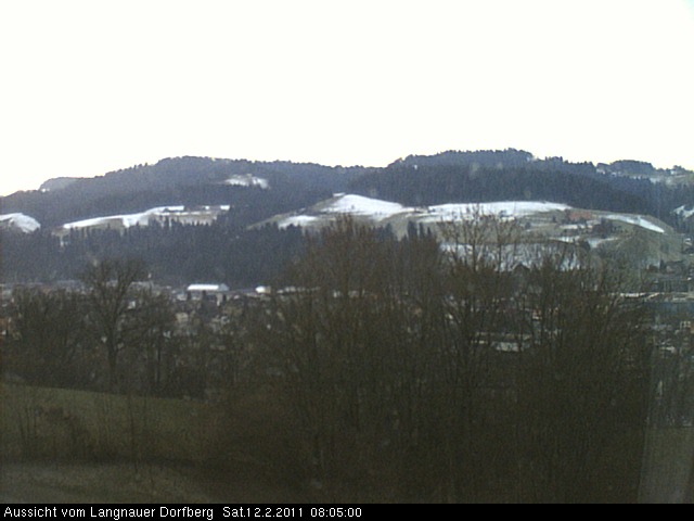 Webcam-Bild: Aussicht vom Dorfberg in Langnau 20110212-080500