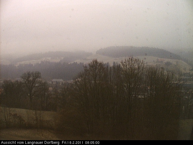 Webcam-Bild: Aussicht vom Dorfberg in Langnau 20110218-080500