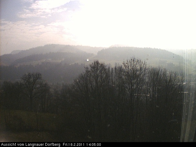 Webcam-Bild: Aussicht vom Dorfberg in Langnau 20110218-140500