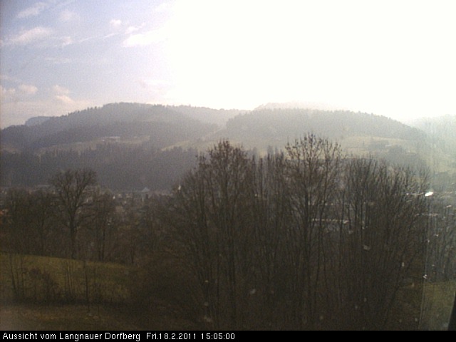 Webcam-Bild: Aussicht vom Dorfberg in Langnau 20110218-150500
