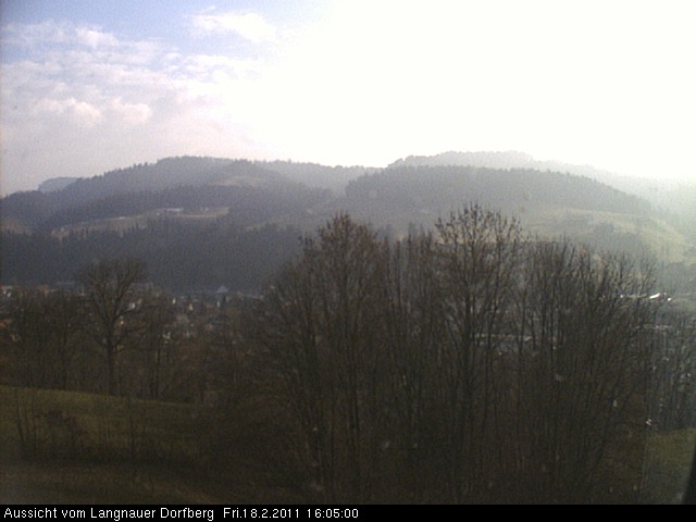Webcam-Bild: Aussicht vom Dorfberg in Langnau 20110218-160500