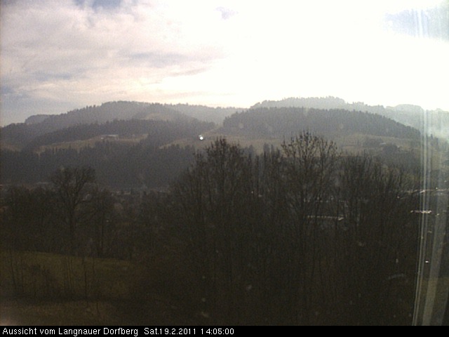 Webcam-Bild: Aussicht vom Dorfberg in Langnau 20110219-140500