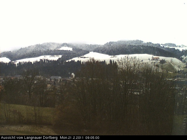 Webcam-Bild: Aussicht vom Dorfberg in Langnau 20110221-090500