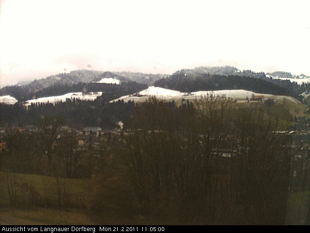 Webcam-Bild: Aussicht vom Dorfberg in Langnau 20110221-110500