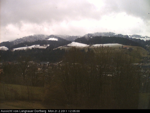 Webcam-Bild: Aussicht vom Dorfberg in Langnau 20110221-120500