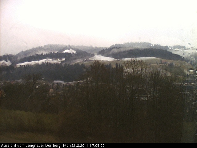 Webcam-Bild: Aussicht vom Dorfberg in Langnau 20110221-170500