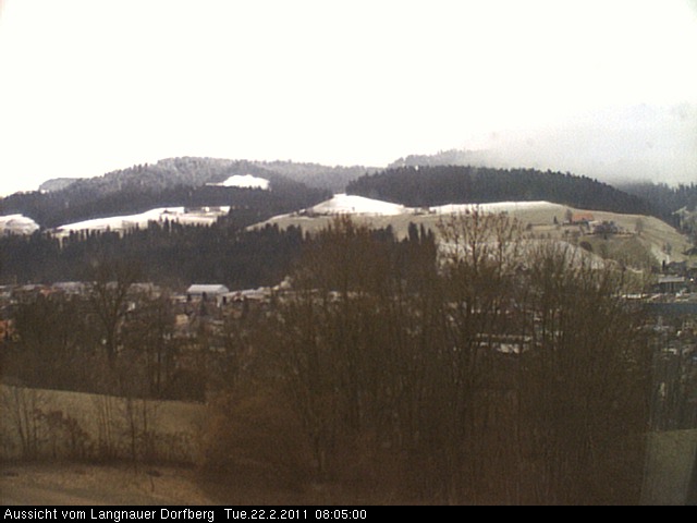 Webcam-Bild: Aussicht vom Dorfberg in Langnau 20110222-080500