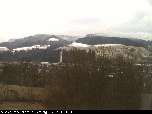 Webcam-Bild: Aussicht vom Dorfberg in Langnau 20110222-090500