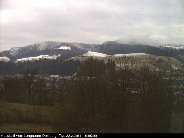 Webcam-Bild: Aussicht vom Dorfberg in Langnau 20110222-100500