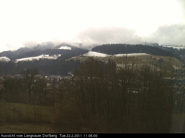 Webcam-Bild: Aussicht vom Dorfberg in Langnau 20110222-110500