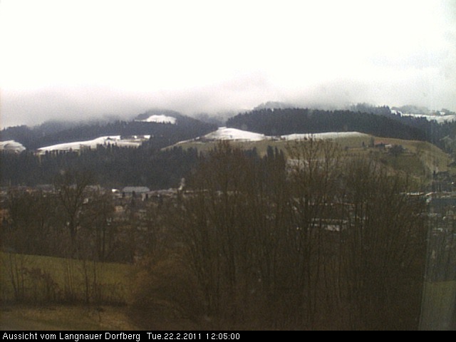 Webcam-Bild: Aussicht vom Dorfberg in Langnau 20110222-120500