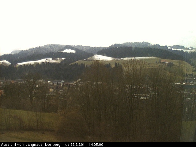 Webcam-Bild: Aussicht vom Dorfberg in Langnau 20110222-140500