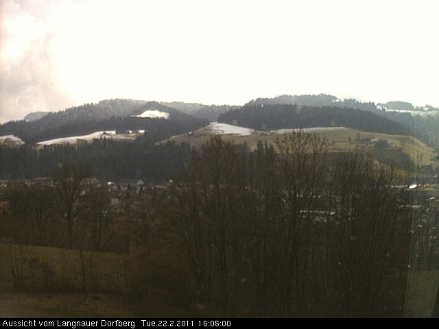 Webcam-Bild: Aussicht vom Dorfberg in Langnau 20110222-150500