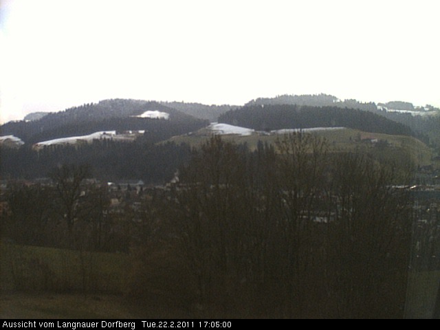 Webcam-Bild: Aussicht vom Dorfberg in Langnau 20110222-170500