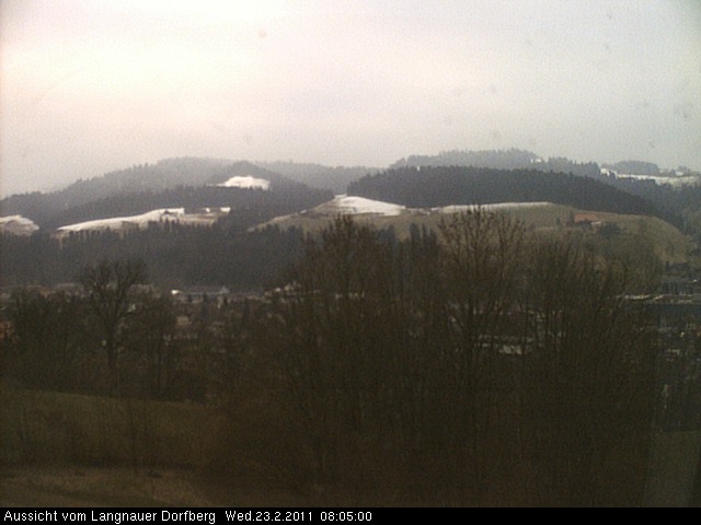 Webcam-Bild: Aussicht vom Dorfberg in Langnau 20110223-080500