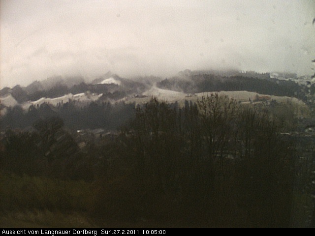 Webcam-Bild: Aussicht vom Dorfberg in Langnau 20110227-100500