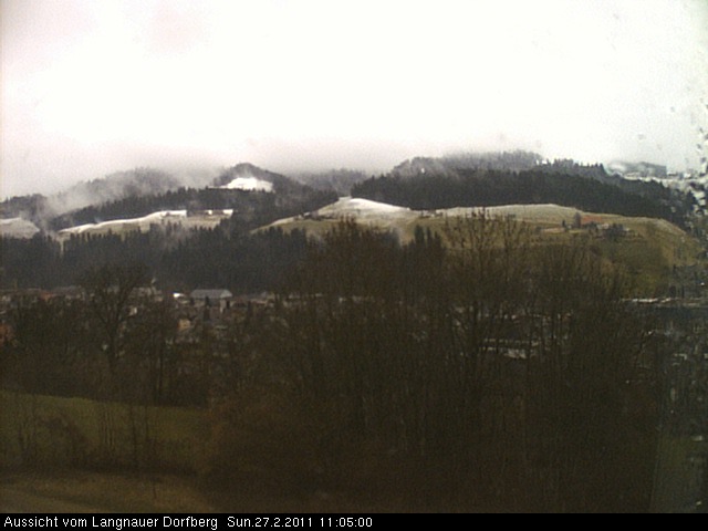 Webcam-Bild: Aussicht vom Dorfberg in Langnau 20110227-110500